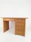 Vintage Italian Writing Desk with Drawers in Bamboo, Rattan and Plywood, 1970s 4