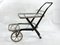 Mid-Century Serving Bar Cart by Cesare Lacca, Italy, 1950s 1
