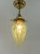 Vaselin-Uran Glass Pendant Lamp by Hoffmann for Wiener Werkstätte, 1920s, Image 6