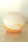 Lampada da tavolo Swirl in vetro arancione, Italia, anni '80, Immagine 1