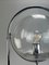 Lámpara de mesa Ball era espacial de vidrio y metal, años 70, Imagen 16