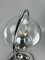 Space Age Ball Table Lamp in Glass & Metal, 1970s 2
