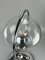 Space Age Ball Tischlampe aus Glas & Metall, 1970er 2