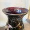 Italian Orientalist Purple Glass & Sterling Silver Vase, 1930s 4