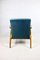 Vintage Easy Chair in Light Blue Marine, 1970s 3