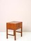 Vintage Scandinavian Bedside Table with Two Drawers, 1960s, Image 4