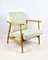 Vintage Light Green Easy Chair, 1970s 1