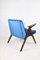 Blue Ocean Bunny Armchair attributed attributed to Józef Chierowski, 1970s 7