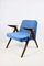 Blue Ocean Bunny Armchair attributed attributed to Józef Chierowski, 1970s 8