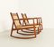 Rocking Chairs with Woven Straw, 1960s, Set of 2 7