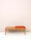 Scandinavian Bench with Padded Seat, 1960s 2