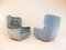 Blue Mohair Lounge Chairs by Carl Straub, 1960s, Set of 2 22