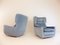 Blue Mohair Lounge Chairs by Carl Straub, 1960s, Set of 2, Image 4