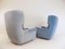 Blue Mohair Lounge Chairs by Carl Straub, 1960s, Set of 2, Image 6