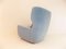 Blue Mohair Lounge Chairs by Carl Straub, 1960s, Set of 2 14