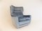 Fauteuils en Mohair Bleu par Carl Straub, 1960s, Set de 2 15