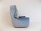 Fauteuils en Mohair Bleu par Carl Straub, 1960s, Set de 2 9