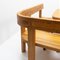 S35 & T35 Corner Dining Set in French Elm by Pierre Chapo, France, 1980s, Set of 3, Image 9