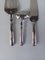 Art Deco Fischservice aus Silber, 1930er, 3er Set 3