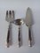 Art Deco Fischservice aus Silber, 1930er, 3er Set 2