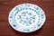 Porcelain Plate Blue Onion from Meissen, Germany, 1890s 2