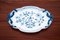 Porcelain Plate Blue Onion from Meissen, Germany, 1890s 2