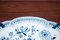 Piatto in porcellana Blue Onion di Meissen, Germania, fine XIX secolo, Immagine 3