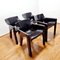 Italian Gaudi Chairs by Vico Magistretti for Artemide, 1970s, Set of 4 7