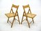 Rattan Folding Chairs, 1980s, Set of 2 7