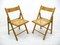 Rattan Folding Chairs, 1980s, Set of 2 1