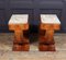 Art Deco French Bedside Tables, 1920s, Set of 2 6