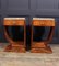 Art Deco French Bedside Tables, 1920s, Set of 2 5