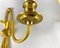 Vintage Bronze Wall Sconces with Faux Candles, Set of 2, Image 4
