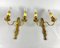 Vintage Bronze Wall Sconces with Faux Candles, Set of 2 2