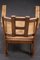 Decorative Armchair with Rush, 1930s 14