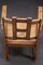 Decorative Armchair with Rush, 1930s, Image 14