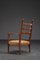 Fauteuils Rustic Rush, France, 1950s, Set de 2 7