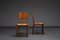 French Art Deco Side Chairs in Rush by Victor Courtray, 1940s, Set of 2, Image 1