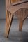 Kubistischer Beistellstuhl aus geschnitztem Holz, 1920er 16