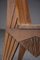 Kubistischer Beistellstuhl aus geschnitztem Holz, 1920er 9
