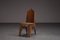 Kubistischer Beistellstuhl aus geschnitztem Holz, 1920er 5