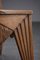 Kubistischer Beistellstuhl aus geschnitztem Holz, 1920er 15