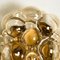 Applique a bolle in vetro ambrato di Helena Tynell per Limburg, anni '60, Immagine 6