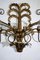 Wrought Iron Wall Sconce with Gilded Leaf and Palm Tree Decorations, Image 4