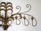 Wrought Iron Wall Sconce with Gilded Leaf and Palm Tree Decorations 7