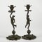 Bronze Candleholders, Set of 2 6