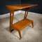 Mid-Century Side Table with Shelves, Image 1