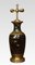 Lampe Vase Balustre Familiale Noire, 1920s 1