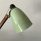 Lampe Maclamp Vintage Vert Pastel avec Bras en Bois, 1960s 2