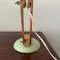 Vintage Maclamp in Pastellgrün mit Holzarmen, 1960er 6